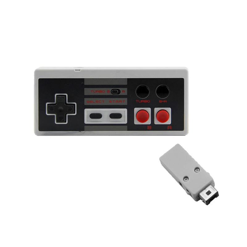 Wireless Receiver Game Controller 2.4GHz  Joystick Gamepad for Nintendo Entertainment System NES Mini Classic Edition