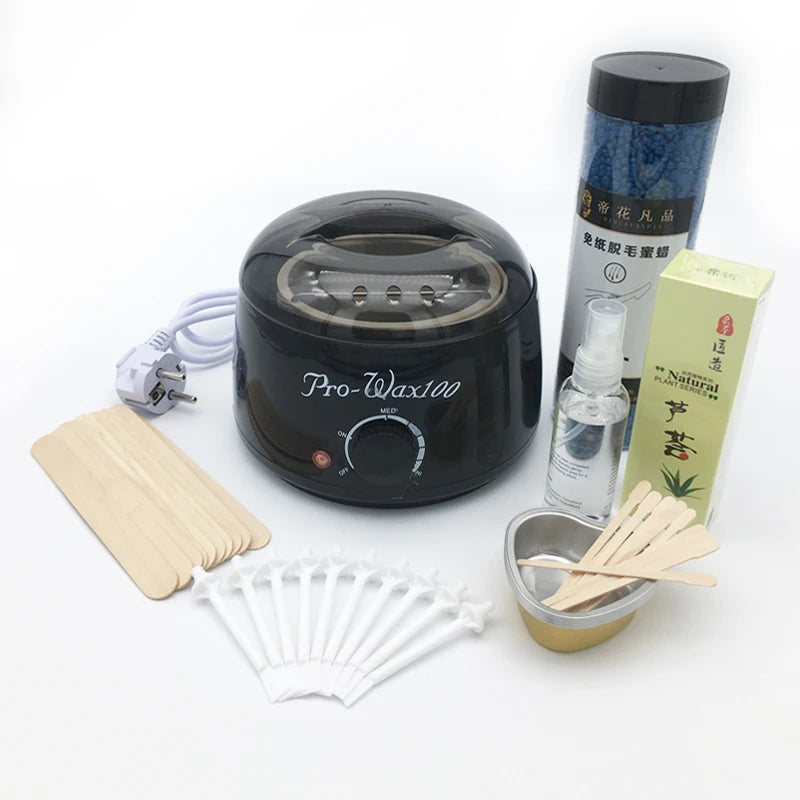 220V Professional Wax Machine Kit for Hair Removal, Ideal for All Body Areas, Men and Women