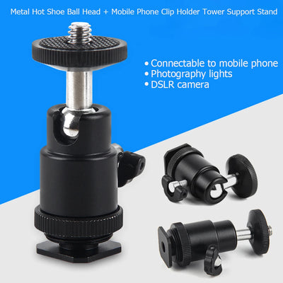 5/10PCS Camera Stands 1/4 Screw Port Universal Base Hot Shoe Connector For Mobile Phones/SLR Cameras/Photo Lights