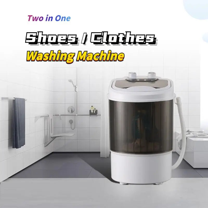 New Two in One Shoe and Clothes Washing Machine Household Mini Shoe Washing Machine Washer