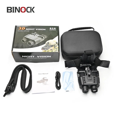 BINOCK NV8000 Best 800M 4x Infrared Thermal Monocular Binoculars Hunting Helmet Night Vision Goggles