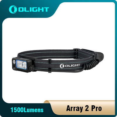 OLIght Array 2 Pro flashlight 1500 lumens headlights,USB Type-C charging,Including Headlamp Strap / Lamp Head / Battery Pack