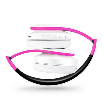 2025 Upgrading Wireless Bluetooth Headphones Stereo Headset Music Sports Overhead Earphone with Mic for Smart Phone TV PC Tablet