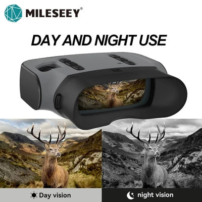 MILESEEY Telescope BNV20 Binoculars Long Range Night Vision Camping Equipment, Hunting Equipment, can Photograph Video Playback