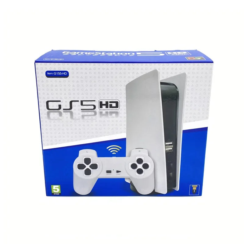 New G155-HD HD output Retro Video Game Console For FC built-in 2000 games For PS5 mini TV Classic Games Station wireless gamepad