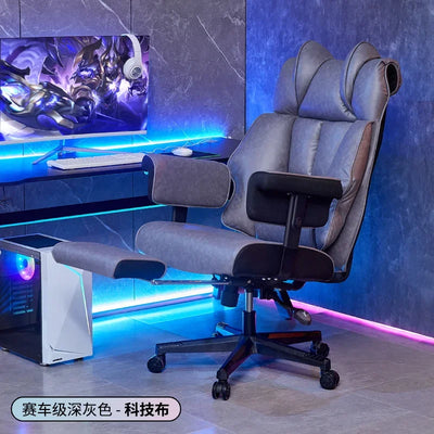 Modern Luxury Office Chair PU Leather Ergonomic Waist Support Sofa Gaming Boss Office Chair Vanity Cadeira Office Furniture LVOC