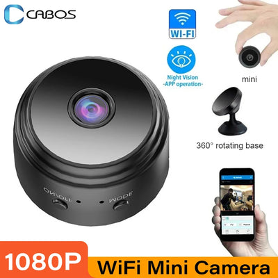 Mini Camera Wireless WiFi  Video Voice Recorder Mobile Phone Synchronization Security Monitoring Camera For For Infants And Pets