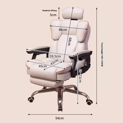 Ergonomic Office Chair Seat Cover Computer Chairs Gaming Foot Rest Adjustable Free Shiping Sedia Da Ufficio Furniture