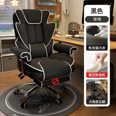 Foot Rest Chair Ergonomic Gaming Chairs Computer Comfortable Wheels Massage Adjustable Sedia Da Ufficio Office Furniture