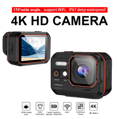 Action Camera 4K HD With Remote Control Waterproof Sport Camera Screen Drive Recorder 4K Sports Camera Helmet Action Cam Hero 8