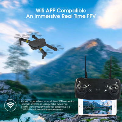 NEW RC Drone WiFi FPV Altitude Hold Foldable RC Drone with Battery 6-axis Quadcopter 4K HD Camera RC Drone Helicopter Drone Gift