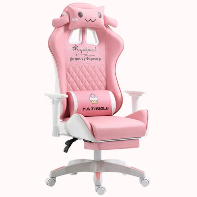 Home Reclining Office Chair Student Dormitory Game Comfortable Long Sitting Lifting Gaming Chair