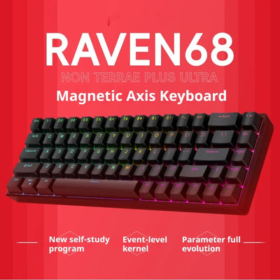 ATK Raven68 Mechanical Keyboard E-Sports Wired Magnetic Axis Gaming Keyboard Computer Laptop Office Mute Competition Rt Tile