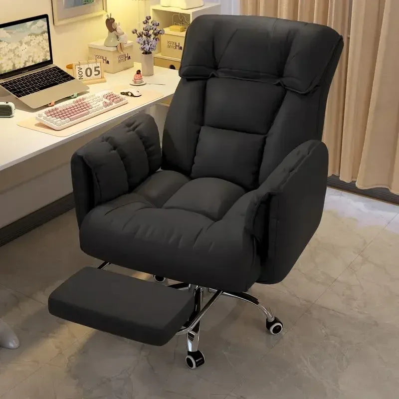 Home Comfortable Long-Sitting Computer Couch Bedroom Dorm Desk Office Lifting Backrest  Gaming Chair