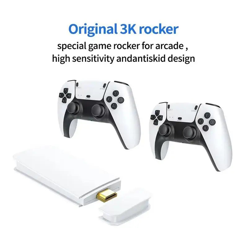 Xiaomi M15 Game Stick Wireless Gamepads Mini TV Handheld Game Console Video Game 64G 30000+ Game Output Two-player for PS1 Etc