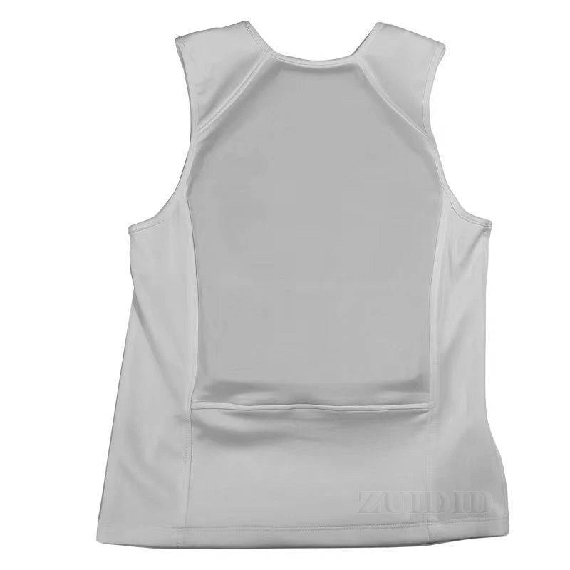 Ballistic Vest NIJIIIA 3A Concealable Armor Undershirt Sleeveless Bulletproof  T-Shirt