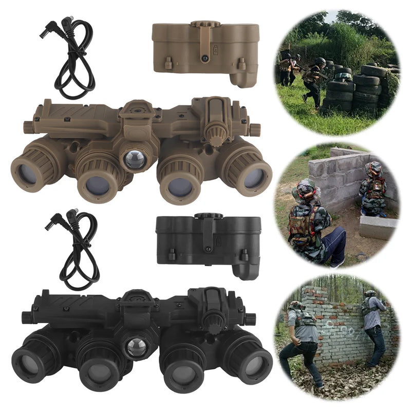 GPNVG 18 Night Vision Goggle No Function Helmet Binocular Model Dummy Binoculars Airsoft Hunting Binoculars for Fans Collection