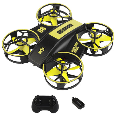 Auto Hovering Four-axis Aircraft Toys Mini Drone with Lights Four-axis Aircraft Toys RC Small Helicopter Quadcopter for Kids