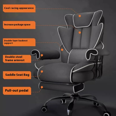 Foot Rest Chair Ergonomic Gaming Chairs Computer Comfortable Wheels Massage Adjustable Sedia Da Ufficio Office Furniture