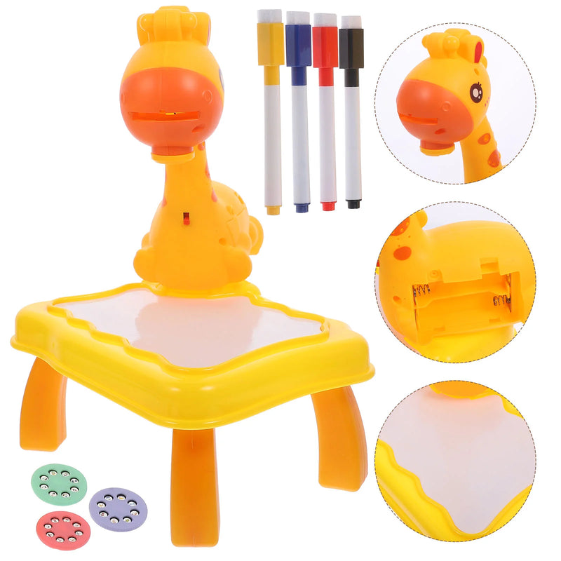 Drawing Table Projection Child Kid Tablet Projector Toy Plastic Outdoor Toddler Toys Painting