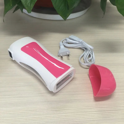 Wax Heater Nail Beauty Pink Small Waist Depilator Single Wax Dissolving Machine with Transparent Slot