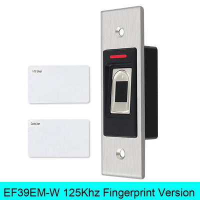 Biometrics Fingerprint Door lock Opener Access Control System Keypad Standalone Access Controller Metal Embedded RFID EM Reader