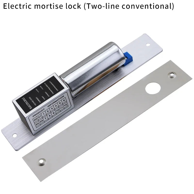 Access Control Electric Plug Lock 2-wire Room Temperature With Signal Feedback Glass Door Lock Used For Access Control System