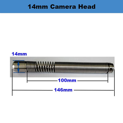 14mm Camera Head IP68 512Hz Built-inTransmitter 304 Waterproof Locator Pipe Sewer Drain Inspection Endoscope Camera,TIMOOK