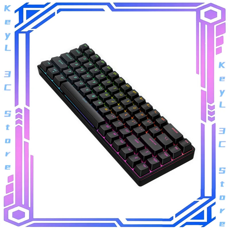 ATK Raven68 Mechanical Keyboard E-Sports Wired Magnetic Axis Gaming Keyboard Computer Laptop Office Mute Competition Rt Tile