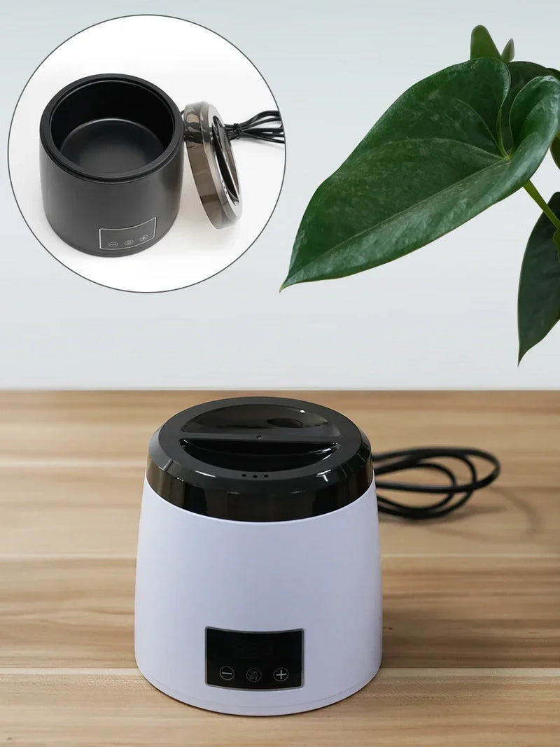 110V/220V Multi-Functional Wax Melter with Digital Display and Non-Stick Pot - Perfect for Hair Removal and Candle Making