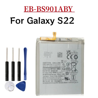 New EB-BS901ABY Battery For Samsung Galaxy S22 Mobile Phone Batteries 3700mAh EB-BS901ABY Battery + Free Tools