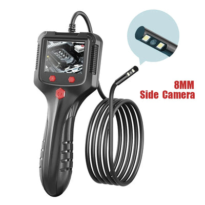 2.4'' IPS Screen Industrial Endoscope Camera HD1080P 30 Meter Cable Pipe Sewer Inspection Borescope IP68 Waterproof LEDs 2600mAh