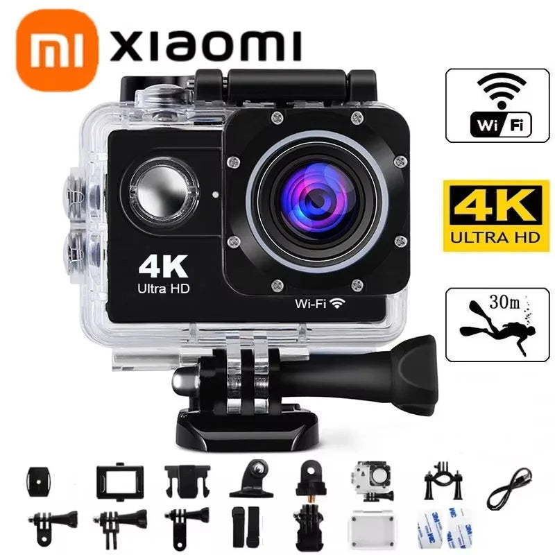 Xiaomi Action Camera Ultra HD 4K/30fps WiFi 2.0" 170D Underwater Waterproof Helmet Video Recording Cameras Sports Bicycle Vlog