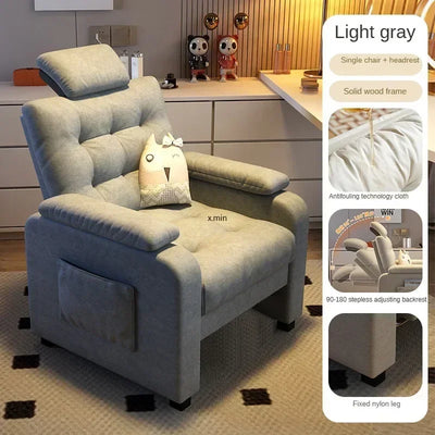 Lazy Computer Chair Home Office Back Sitting Comfortable Sofa Chair Furniture muebles Bedroom Internet Café Gaming Chair