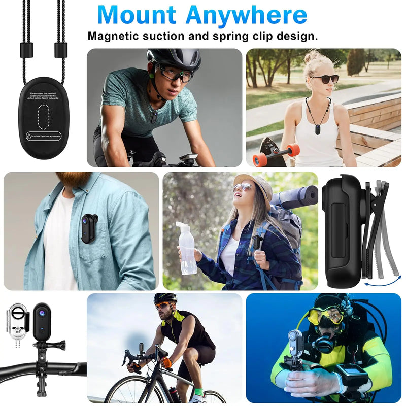 4K Bodycam Action Bike Camera Integrated Helmet Handlebar Motorcycle Road Sport Cam Battery Body Mini Full Hd Sports Action Wifi