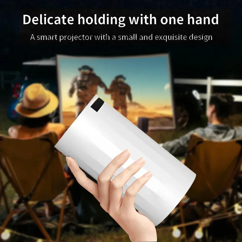 Mini  Portable  4K Pro Projector Smart Home Theater LED 1080P Android Outdoor Video Game Mobile Pocket Phone Cinema Wifi BT Car