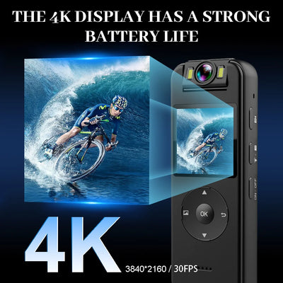 WiFi Camera Full HD Recording Action Camera Rotating Cam 1400Mah Battery 4K Camera For Electric Bikes Motorcycles