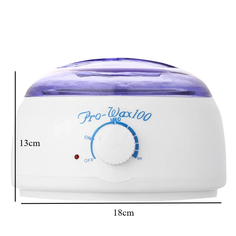 Therapy Machine Wax Warmer Portable Electric Hair Removal Kit Facial Bikini Area Armpit- Melting Pot Hot Wax Heater