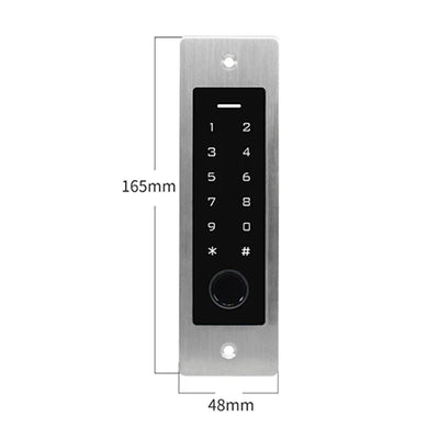 EF4 IP66 Waterproof Metal Fingerprint Electric Lock Embedded keypad Access Control Lock RFID 125Khz Reader WG26 1000 User