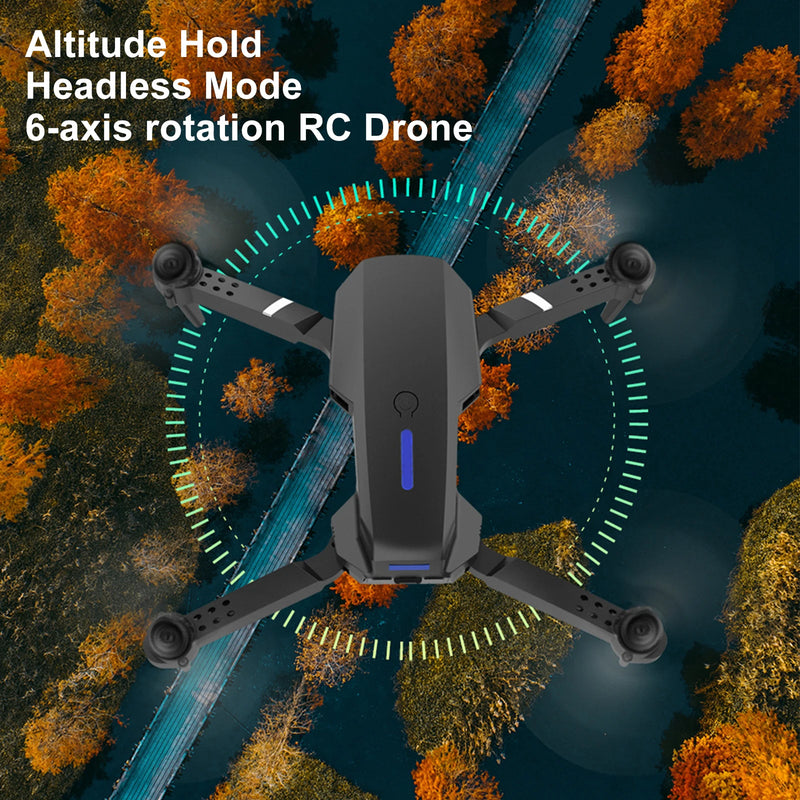 NEW RC Drone WiFi FPV Altitude Hold Foldable RC Drone with Battery 6-axis Quadcopter 4K HD Camera RC Drone Helicopter Drone Gift