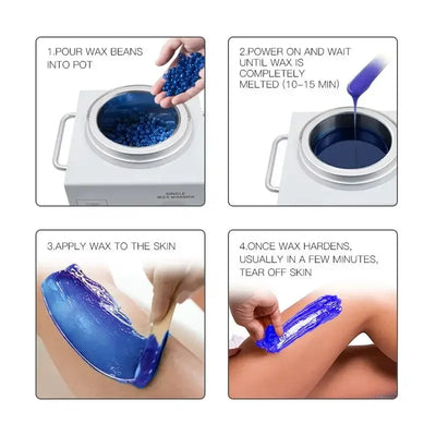 1500ml 3 In 1 High-end Triple Pots Warmer Machine Professional Hair Removal Paraffin Wax Heater Roller