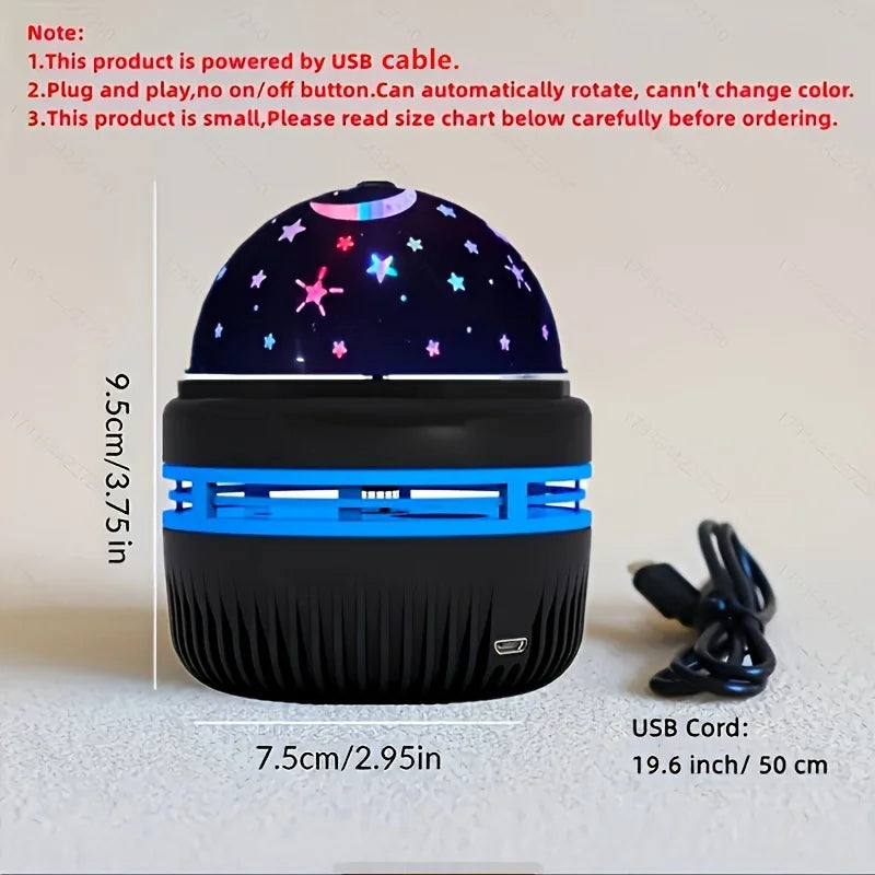 A Starry Projector，Bedroom Game Room、Home Theater、Ceiling、Night Light Projector Room Decoration，Camping