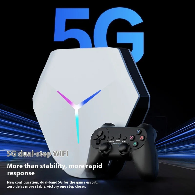 New 5G WIFI Dual System Home Gaming Console Cloud Computer Gaming Wireless Controller 2.4G TV Watching Game Console