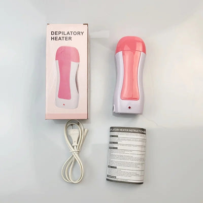 Wax Heater Nail Beauty Pink Small Waist Depilator Single Wax Dissolving Machine with Transparent Slot