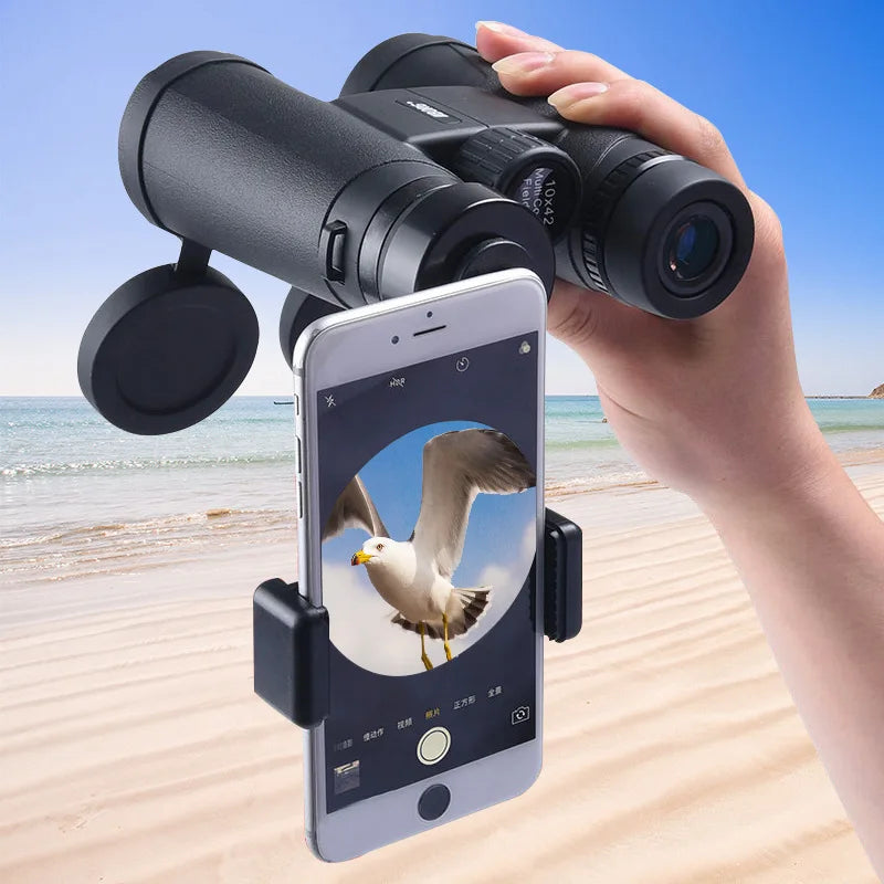 10/12 × 42 High Definition Binoculars Non-infrared Night Vision Mobile Phone Camera Telescope