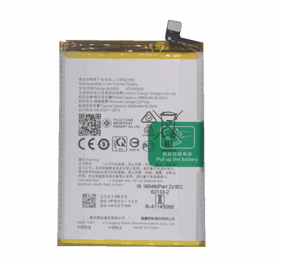 1x 5000mAh BLP803 Battery For OPPO Realme C17 Realme V3/Realme Q3i/Realme 7i/Realme Narzo 30 5G / Realme 8 5G RMX3241 Batteries