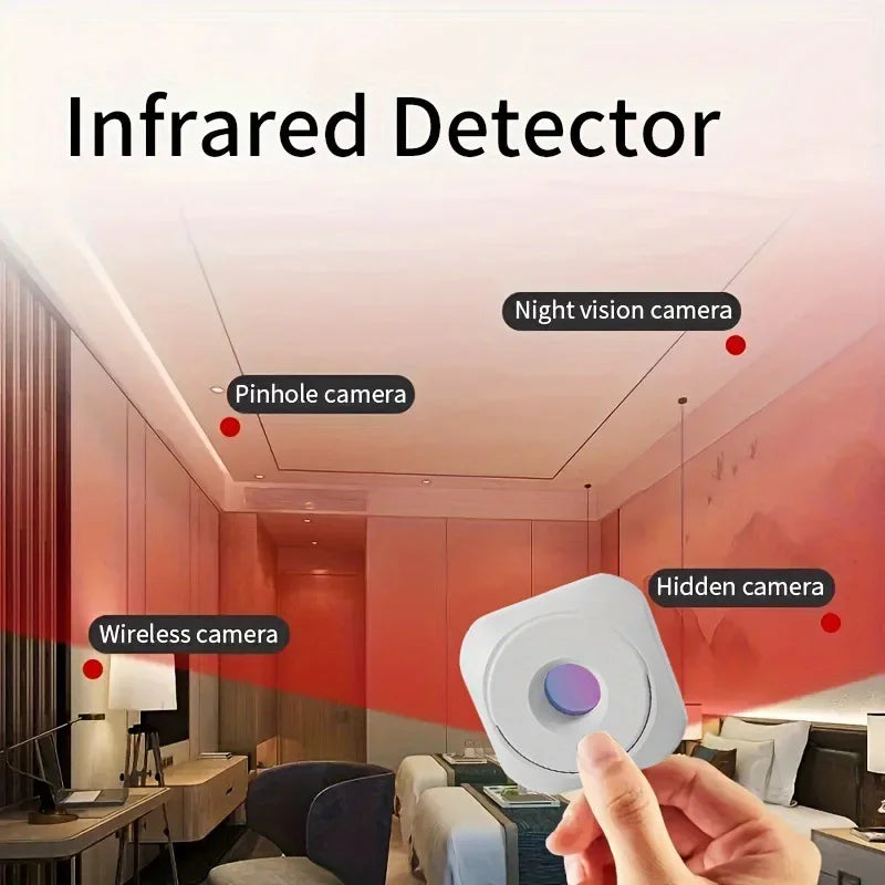 2024 New Camera Detector for Hidden Camera Portable Pinhole Hidden Lens Detect Gadget Anti-Peeping Security Protection