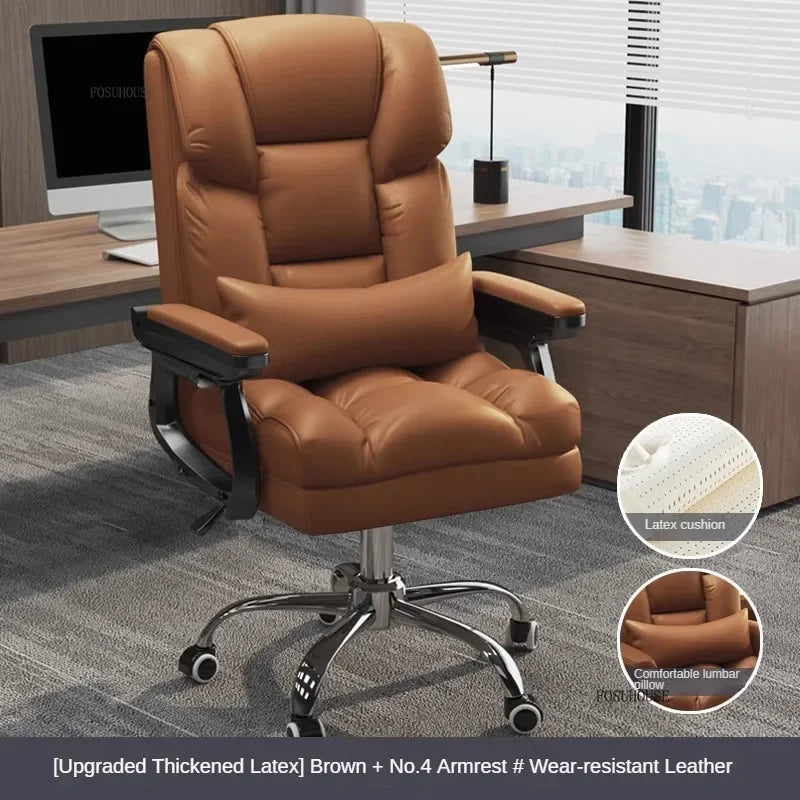 Comfortable Long-term Sitting Office Chairs Reclining Sofa Seat Office Boss Chair Home Dormitory Gaming Chair Office Furniture P