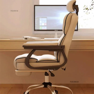 Comfortable Backrest Computer Chair Nordic Home Ergonomic Office Chairs Boss Sofa Chair Live Gaming Chair for Office Furniture