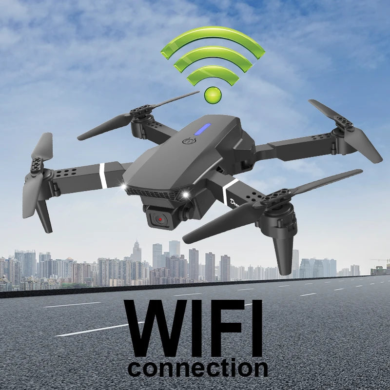 2024 New E88 Pro WIFI FPV Drone Wide Angle HD 4K 1080P Camera Altitude Holding RC Foldable Quadcopter Dron Helicopter Kids Toy G